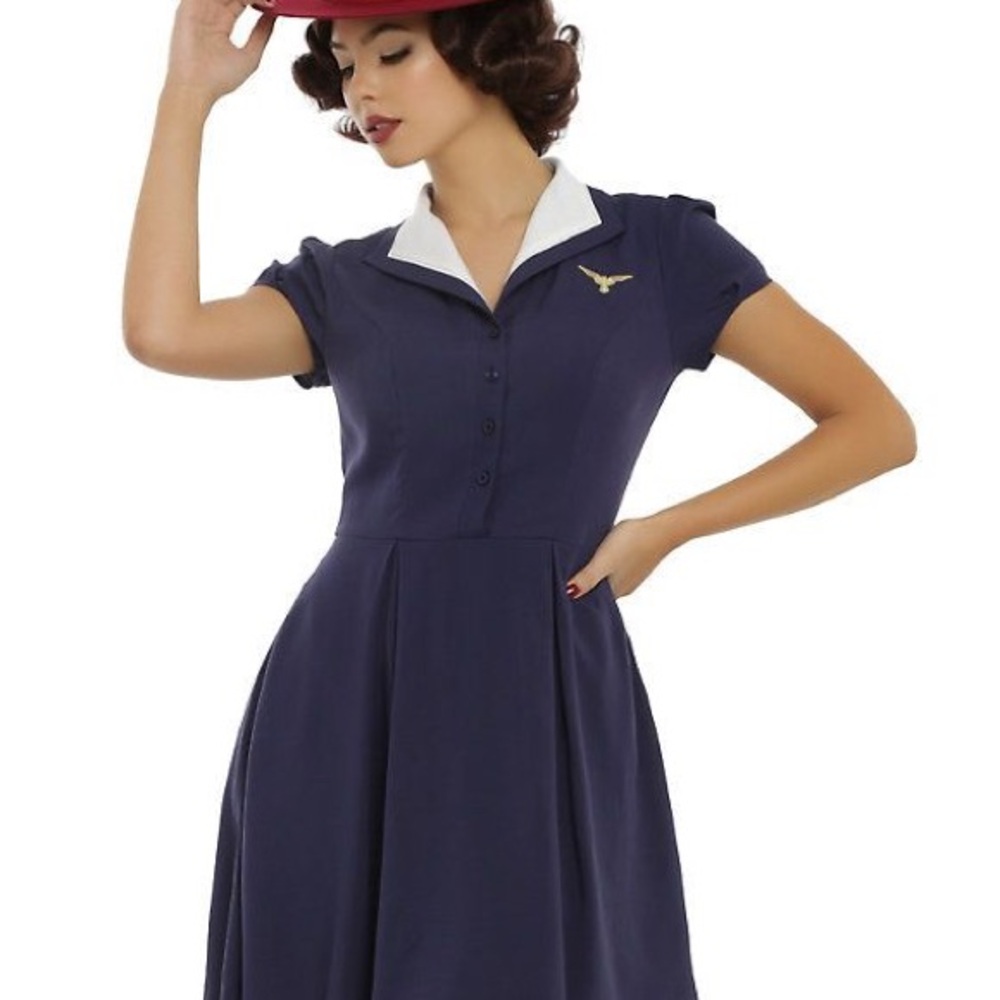 Her universe vintage inspired agent Peggy Carter dress small